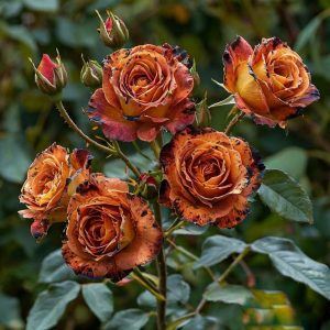 Роза плетистая Оранжевый Бриллиант купить по цене от 450р. в интернет-магазине «Посадика» с доставкой почтой в в Мирныйе и по всей России – [изображение №1].